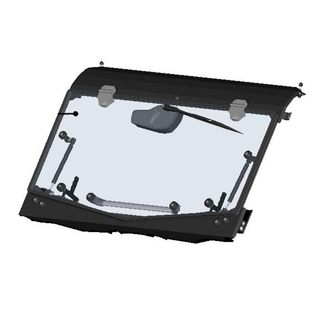 DFK Etupaneeli täydellinen Yamaha Wolverine 2016-