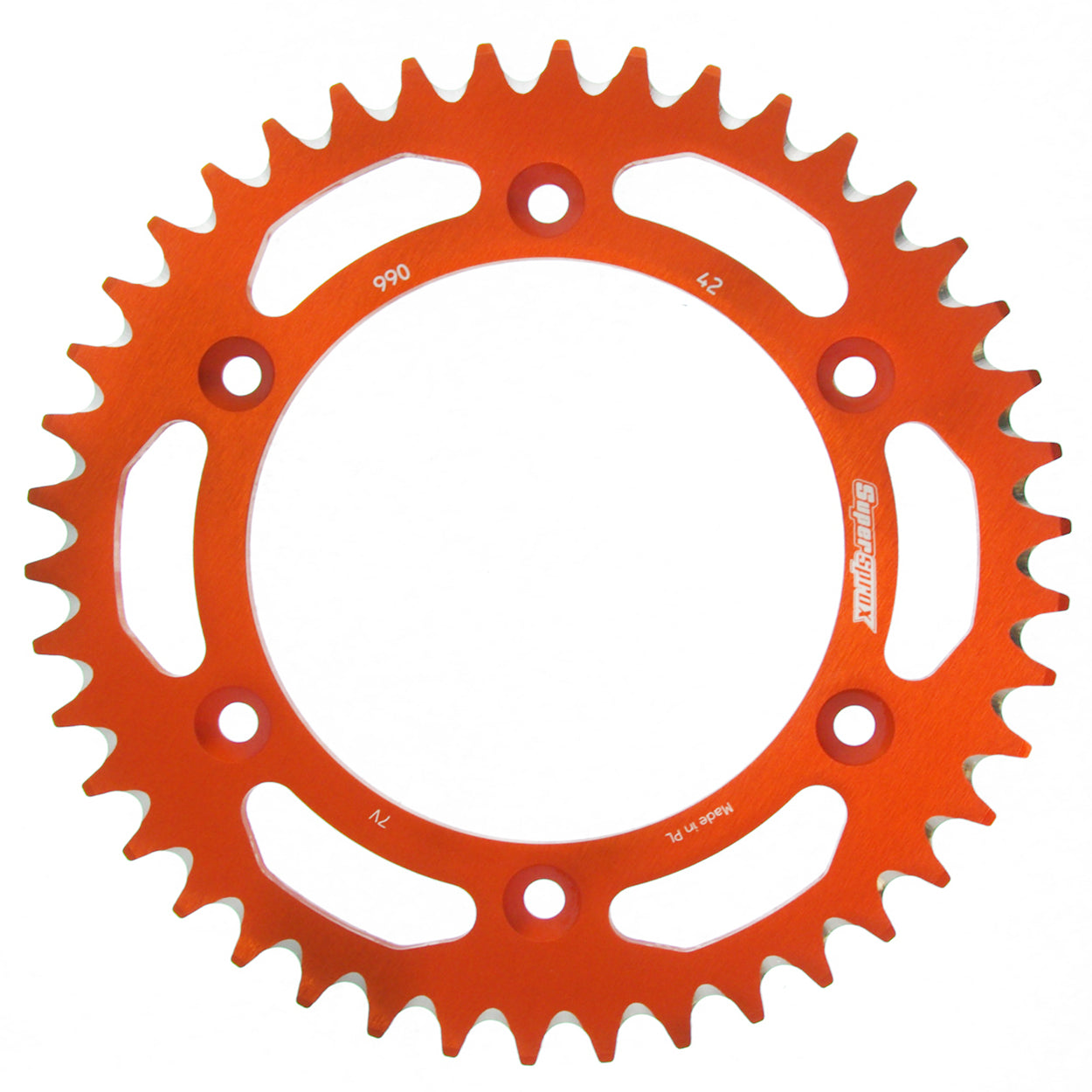 Supersprox Alu takaratas KTM/Husqv./Husab. Oranssi 42