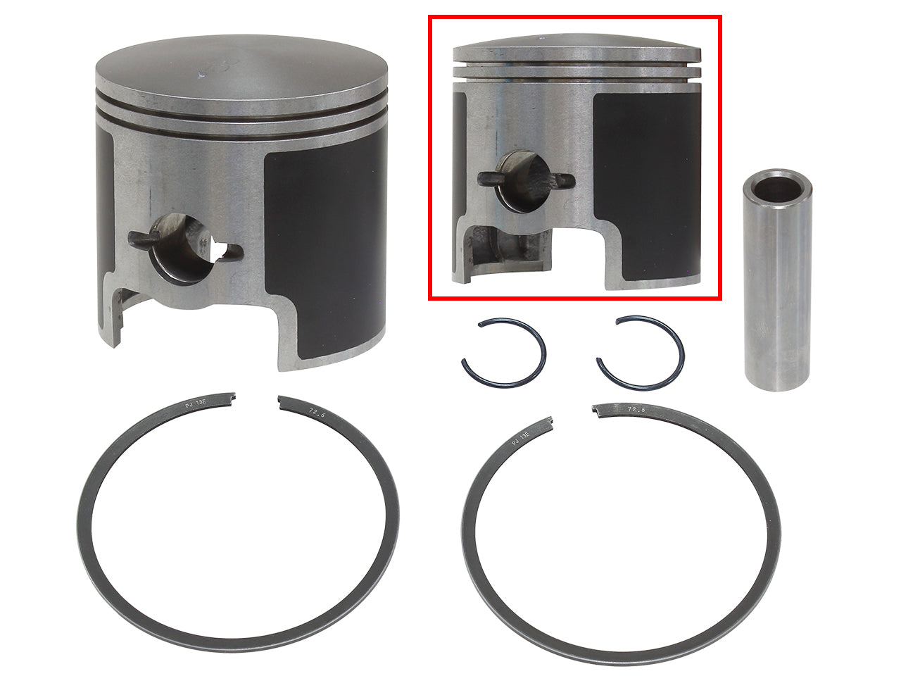 Sno-X Piston complete Polaris 600