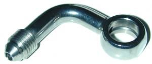 Goodridge Banjoliitin 90° Sivulle SS