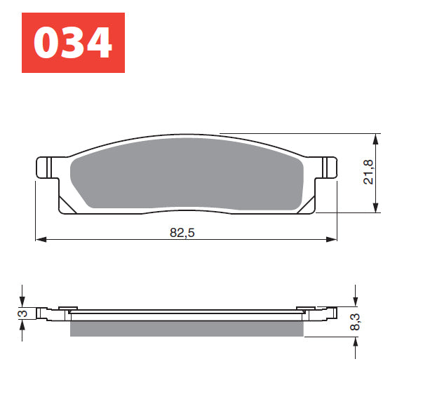 GOLDFREN Jarrupalat 034 Ceramic Carbon S33