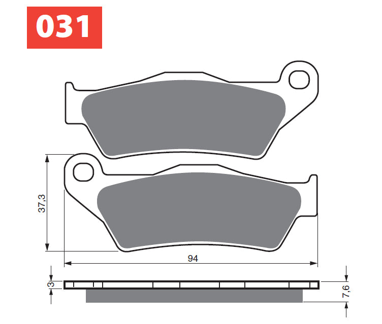 GOLDFREN Jarrupalat 031 Ceramic Carbon S33