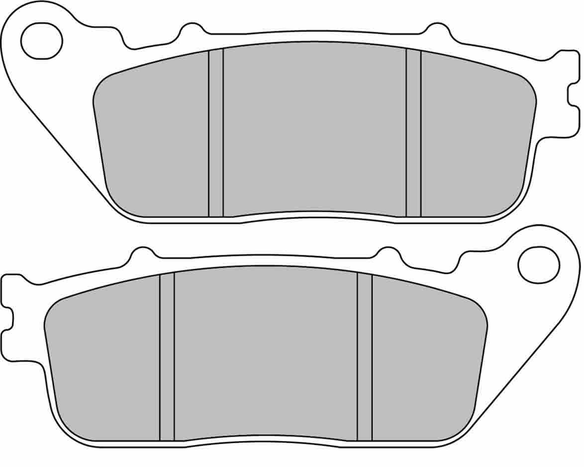 Ferodo jarrupalat Sinter Grip taakse: Honda VFR800, CB1000, VFR1200F