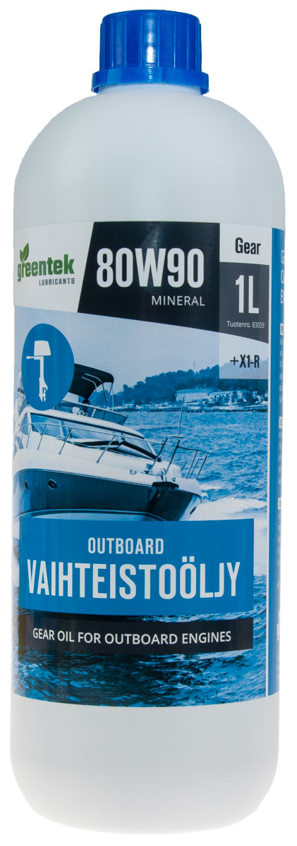 Greentek Outboard 80W90 1L vaihteistoöljy perämoottorit