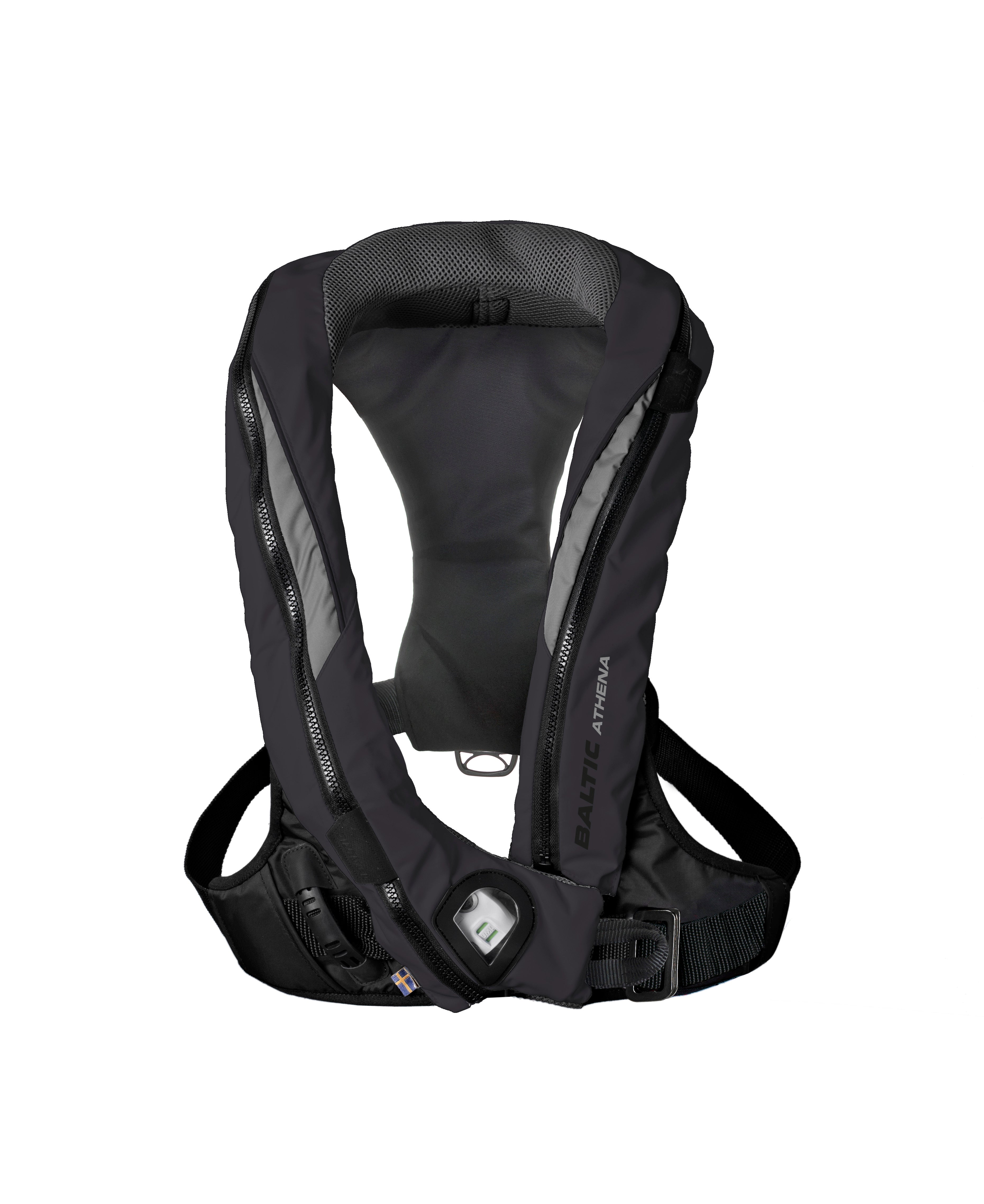 Baltic Athena 165 harness auto ilmatäytteinen pelastusliivi musta/harmaa 40-120