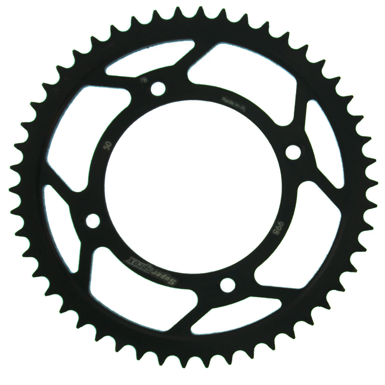 Supersprox Steel takaratas SU RM80/85 / YA YZ80/85 Musta 50