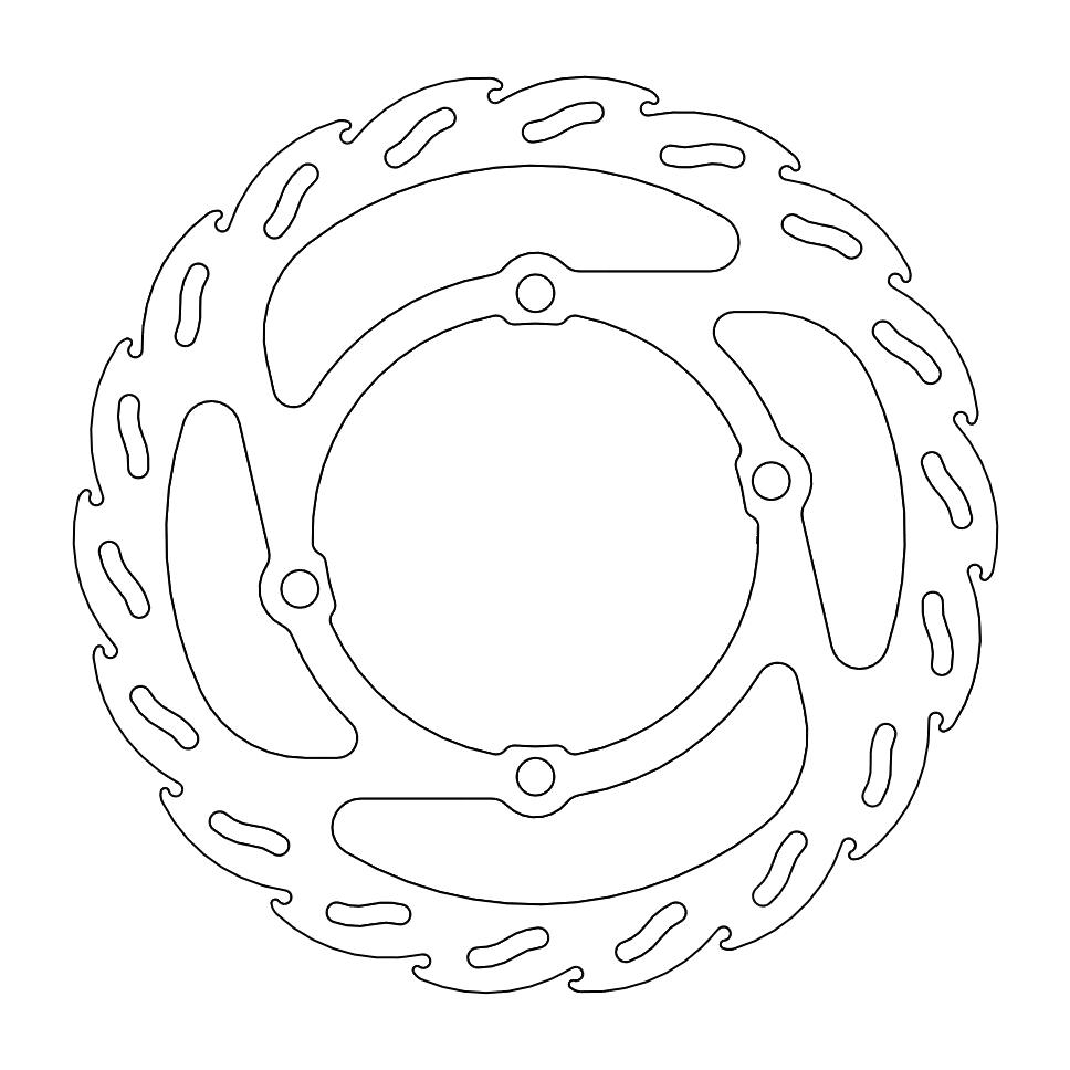 Moto-Master Flame Front disc KTM SX50