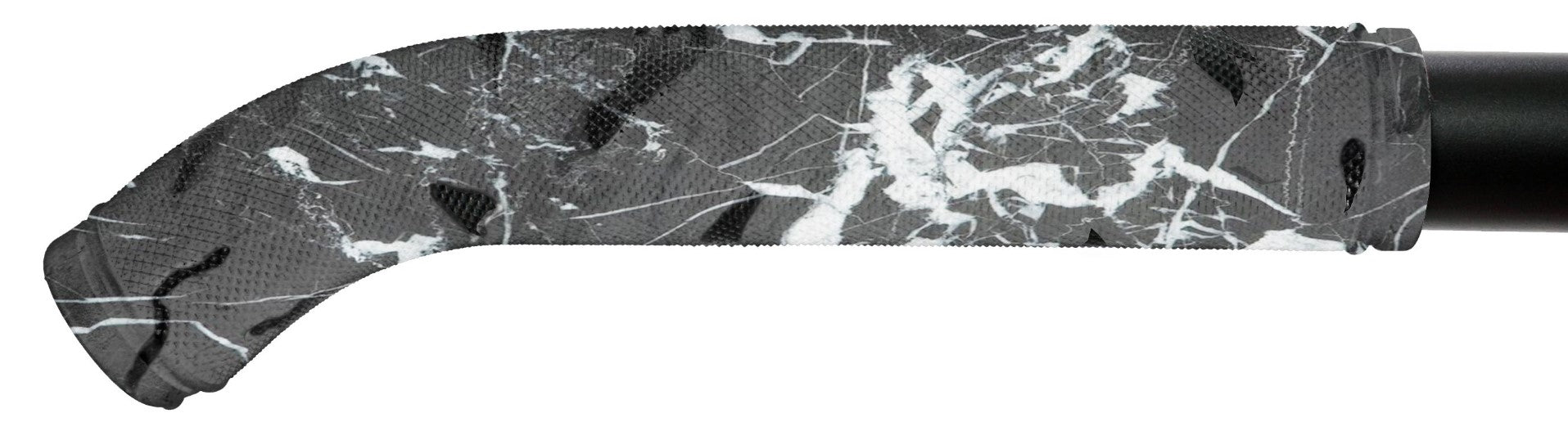 RSI 7" Rubber grip Black/white/grey Swirl PR