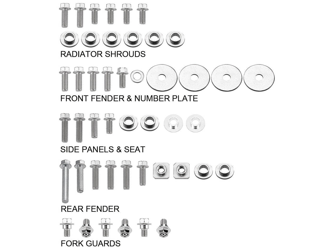 Psychic Body Panel Hardware PackSuzuki