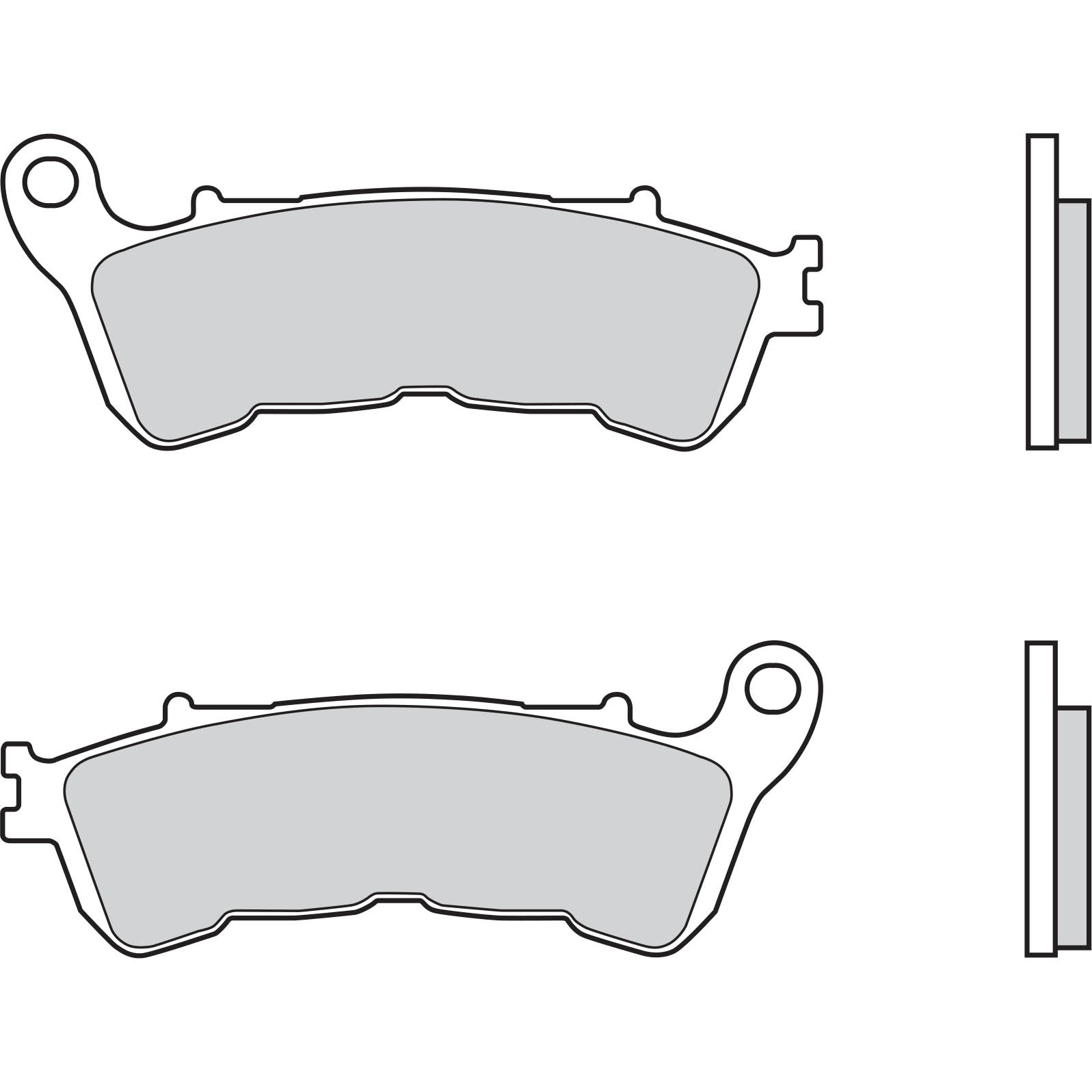 Brembo Jarrupalat Eteen Sintered Road