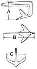 Ankkuri Trefoil 5 kg