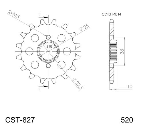 Supersprox Front Sprocket Husqvarna z13