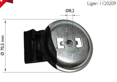 Moottorin kumityyny, Ylempi, Ligier-Microcar, Lombardini LDW502, Focs, Progress