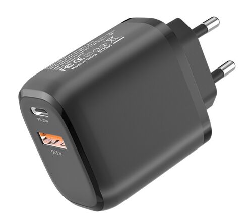 Verkkopikalaturi PD/QC 20W USB-C & USB