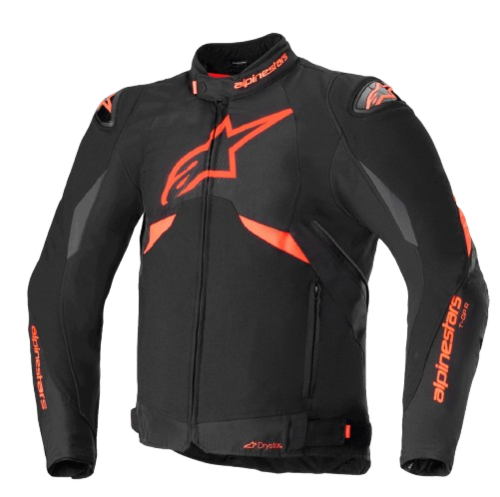 Alpinestars Textil Ajohousuts T-GP R v3 Drystar Musta/ Punainen Fluo/ Valkoinen 