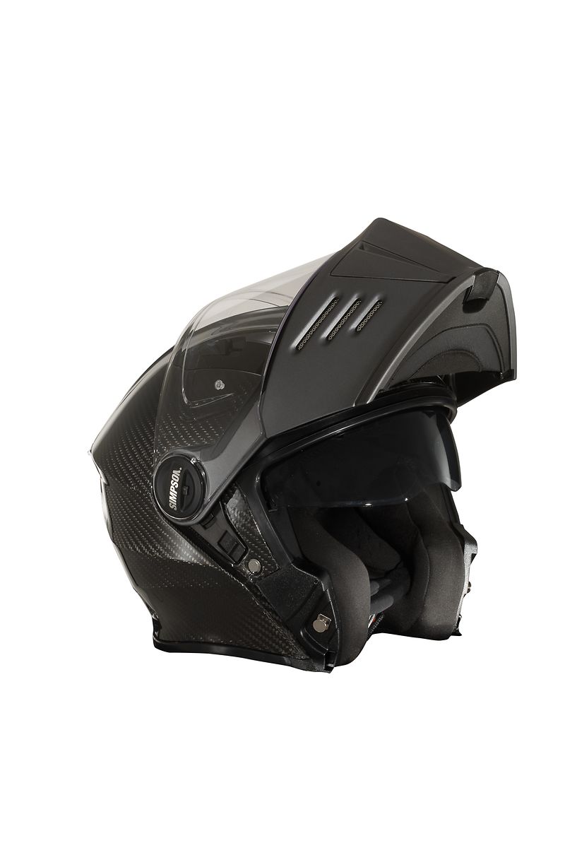 Darksome Carbon Motorcycle Helmet - Modular - Drivos